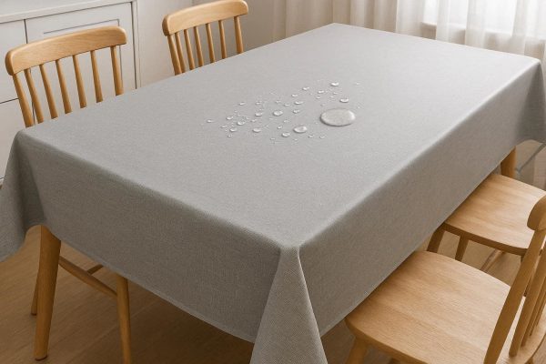 25 Waterproof Heavy Duty PVC Tablecloth Oilproof Wipe Clean Vinyl Plastic Table Cover For Kitchen Dining Room Picnic